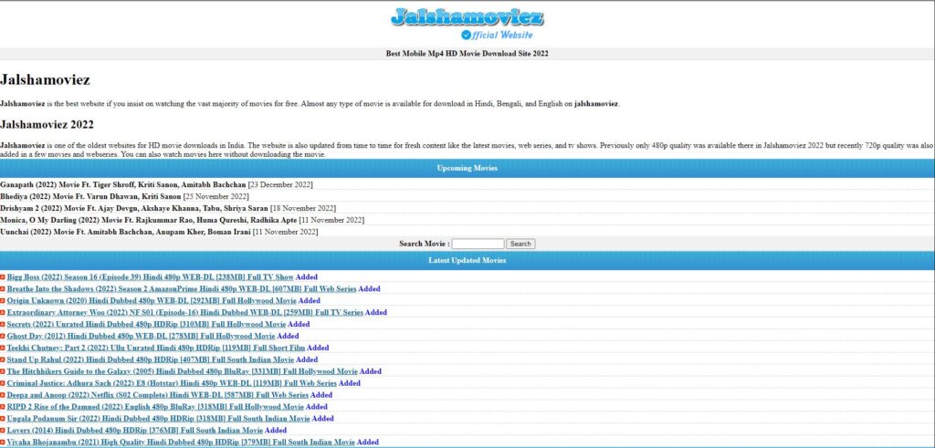 Jalshamoviez Movies Download