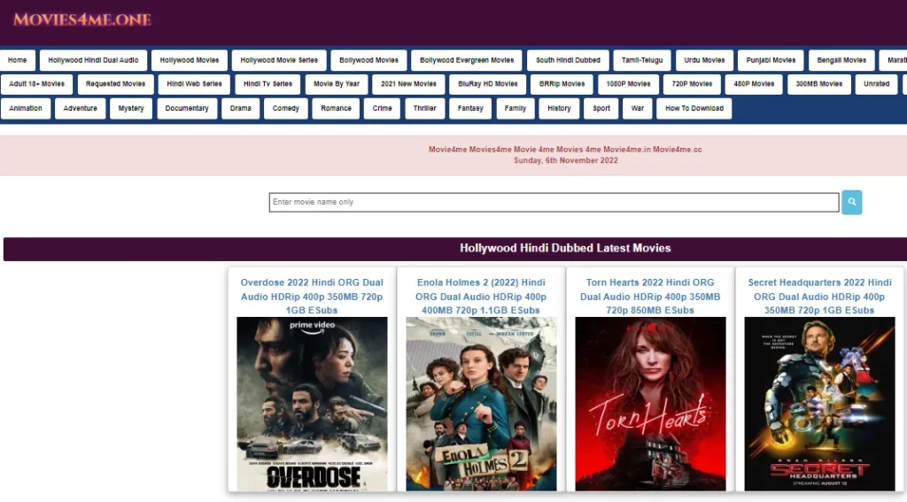 Movie4me Movies Download