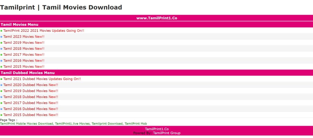 Tamilprint movies download