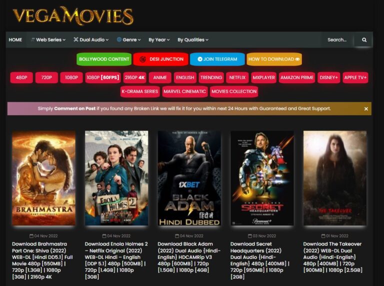 Vegamovies Movies Download 2023 Best Free Latest Tamil Telugu Hindi ...