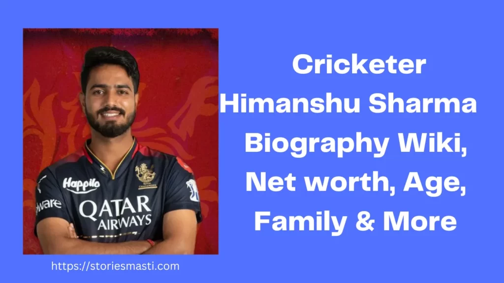 Cricketer Himanshu Sharma Biography Wiki