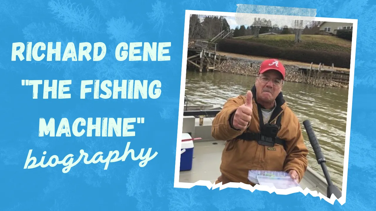 Richard Gene the Fishing Machine Biography